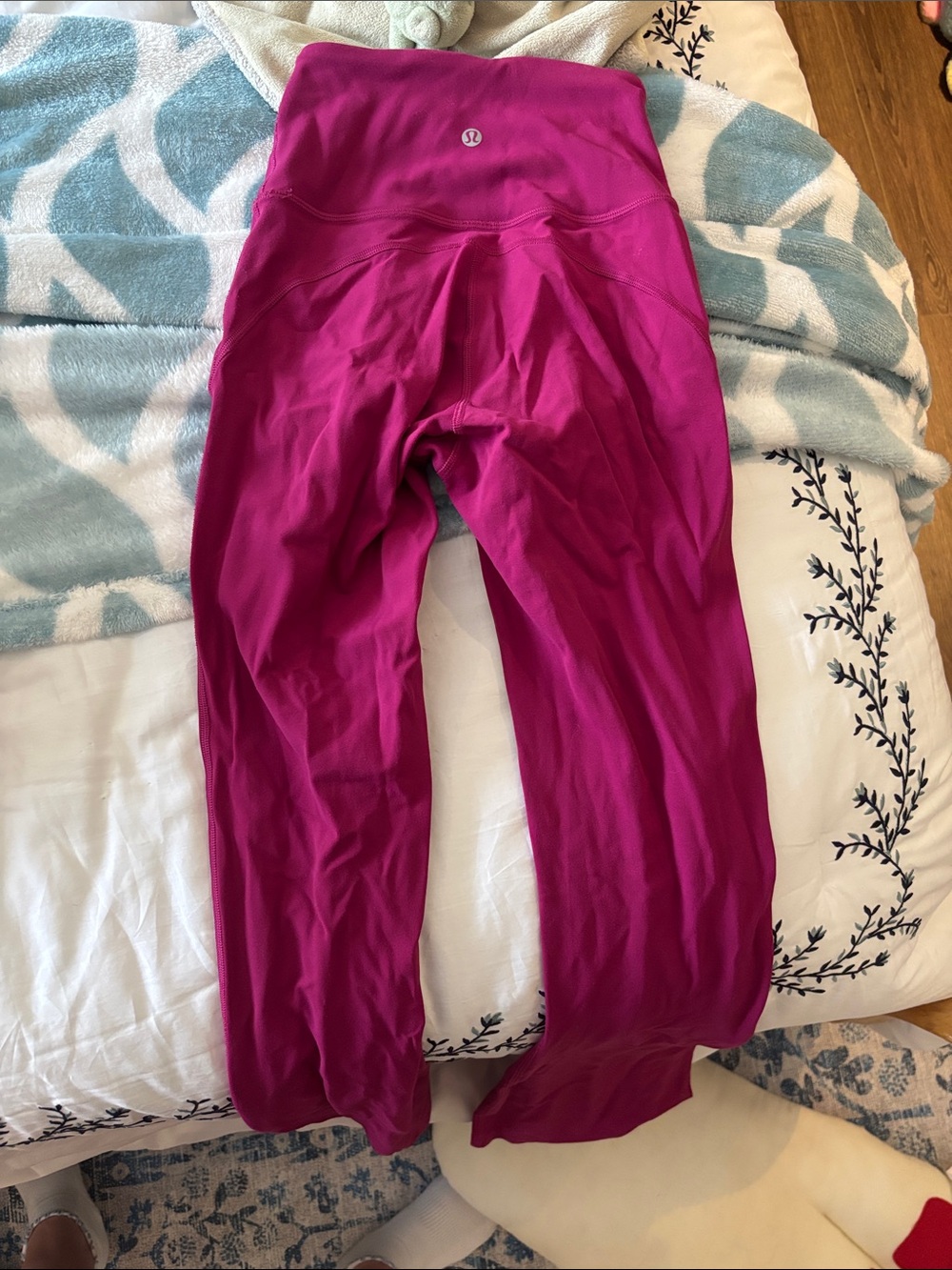 Lululemon Pink Flare Leggings